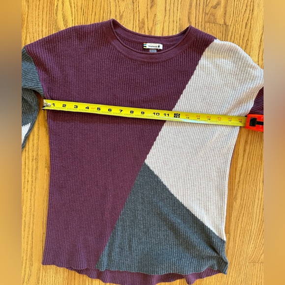 Smartwool | Colorblock Rib Sweater | XS - Picture 10 of 12